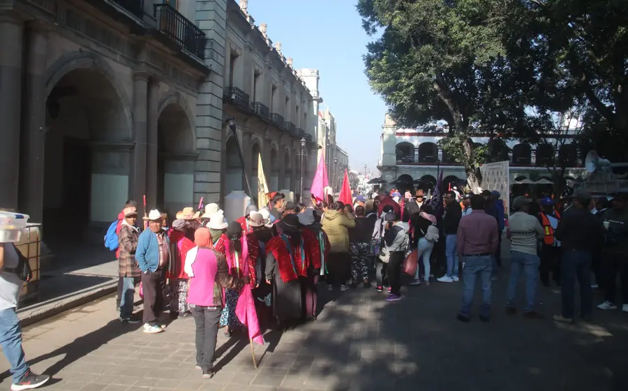 Desde temprano iniciaron las manifestaciones.