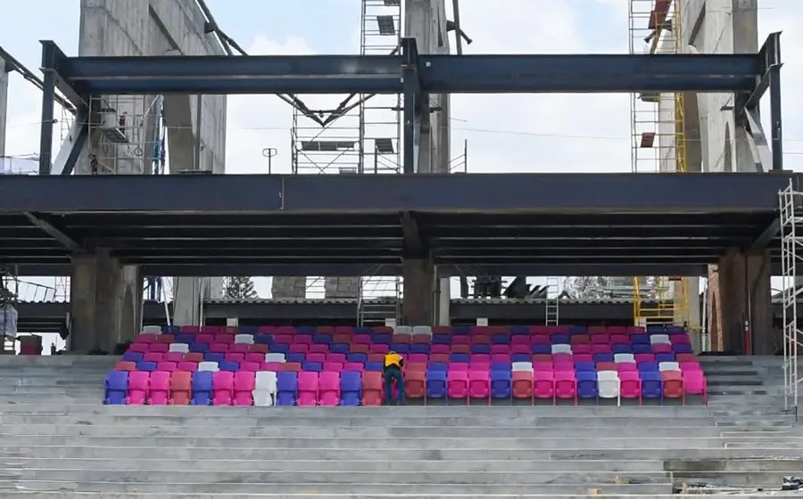 Continúan los trabajos del nuevo inmueble.