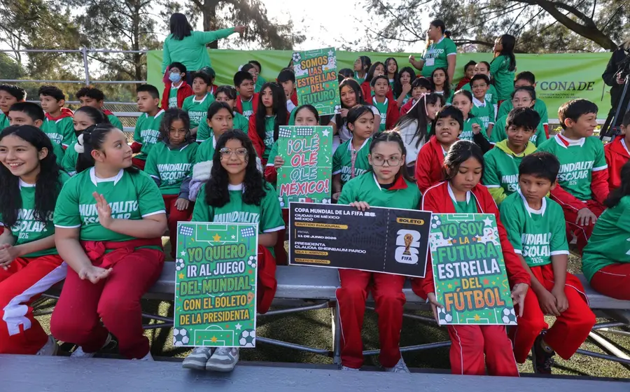Más de 600 mil estudiantes participan en la búsqueda de talento para el Mundial 2026.