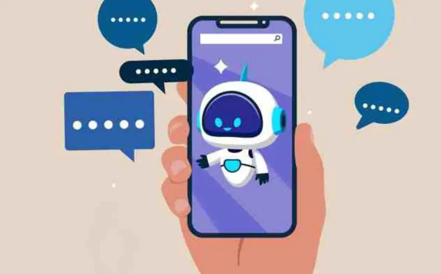 Ilustración conceptual que muestra la evolución de la inteligencia artificial, pasando de ejecutar órdenes a comprender el contexto y mantener un diálogo natural.