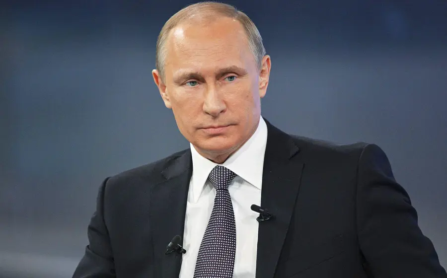 El presidente ruso, Vladimir Putin, durante una reunión con el Consejo de Seguridad de Rusia para analizar la situación en Medio Oriente.