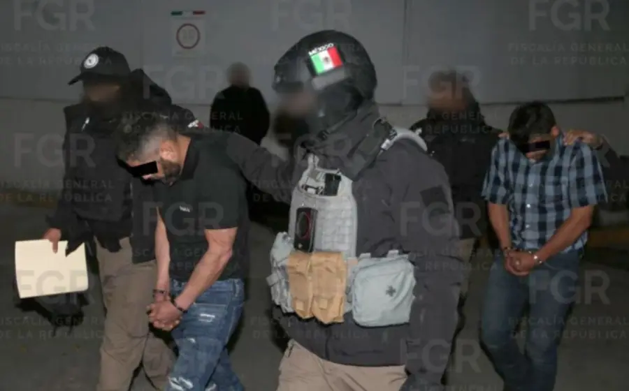 Los presuntos escoltas de 'El Mencho' que fueron vinculados a proceso por enfrentar cargos de portación de armas de uso exclusivo militar.