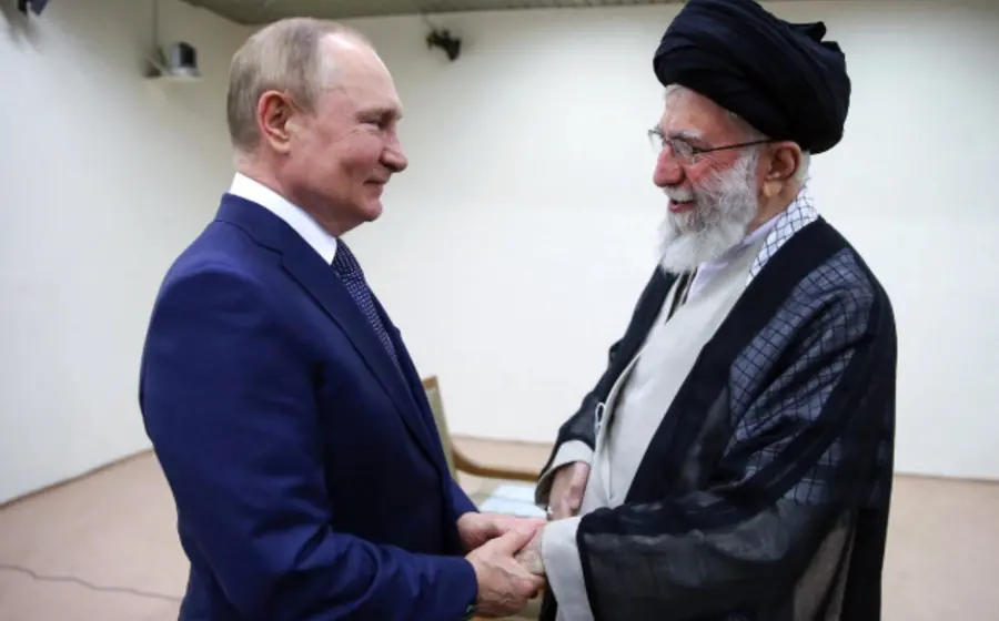 El presidente de Rusia, Vladimir Putin, en una imagen que ilustra su condena al asesinato de Alí Jamenei, calificado como violación al derecho internacional.