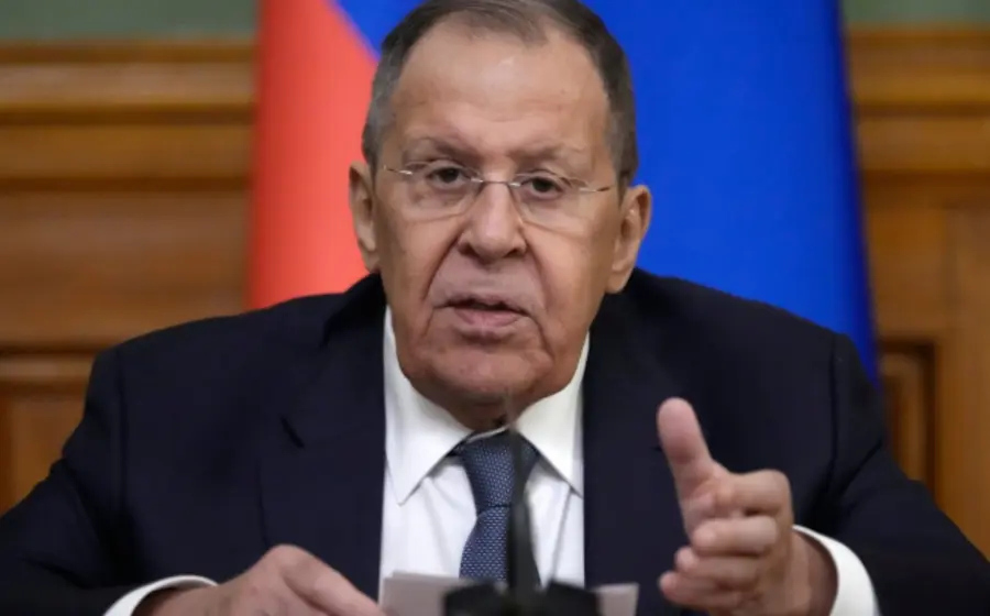Serguei Lavrov, ministro de Asuntos Exteriores de Rusia, en una fotografía de archivo en el contexto de su acusación contra Estados Unidos.