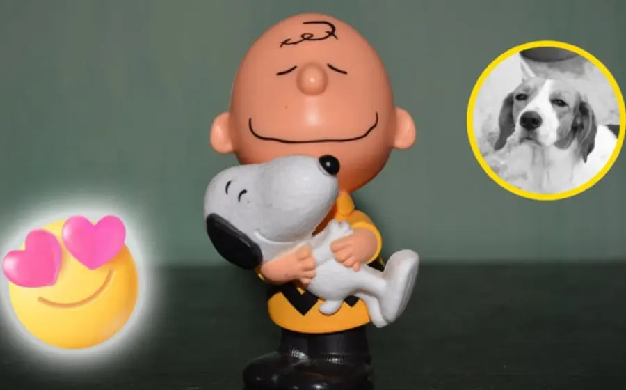 Una fotografía de Spike, el perro mestizo de la vida real que fue la inspiración para crear al mundialmente famoso personaje Snoopy.