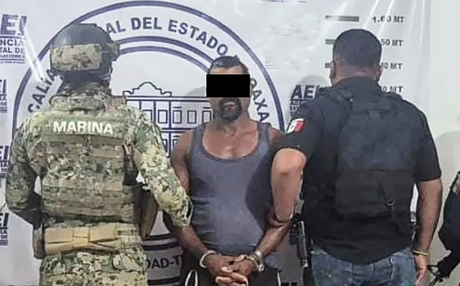 El hombre presuntamente implicado en un levantón y homicidio en Pinotepa, quien fue formalmente vinculado a proceso por las autoridades judiciales.