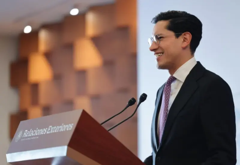 Velasco buscará ratificar el Acuerdo Global Modernizado México-UE.