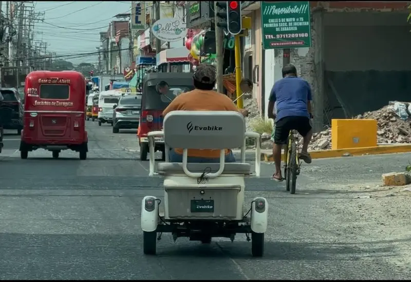 Los carritos solo podrán circular en calles secundarias.