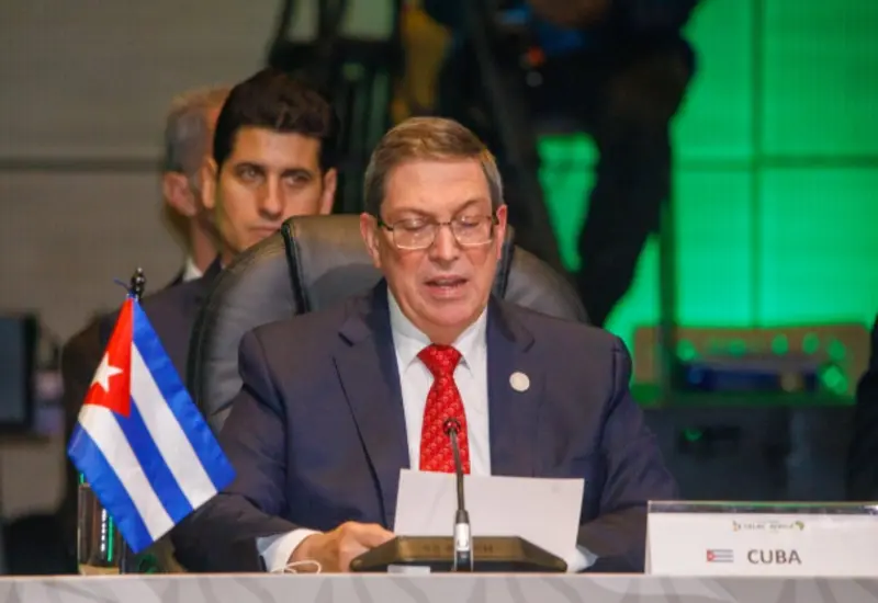 Bruno Rodríguez, canciller de Cuba.