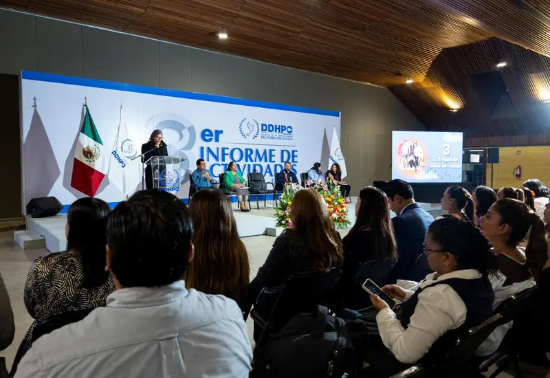 La titular de la DDHPO destacó la conclusión de 2,232 expedientes.