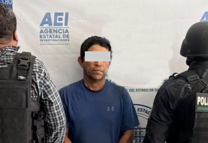 Sergio A.T.P., fue detenido acusado de violar a su hija en Chiapas y San Pedro Pochutla.