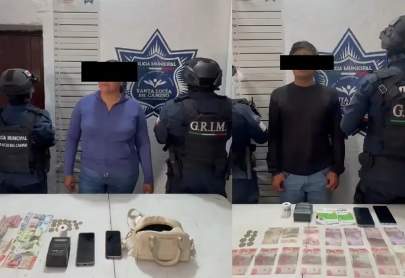 La pareja quedó a disposición de la autoridad ministerial.