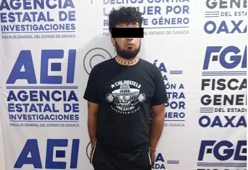 En la colonia Las Brisas, de Zicatela, Puerto Escondido, fue detenido N.C.R.