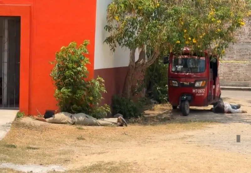 Tragedia en pleno día: balacera deja muertos y heridos en Juchitán.