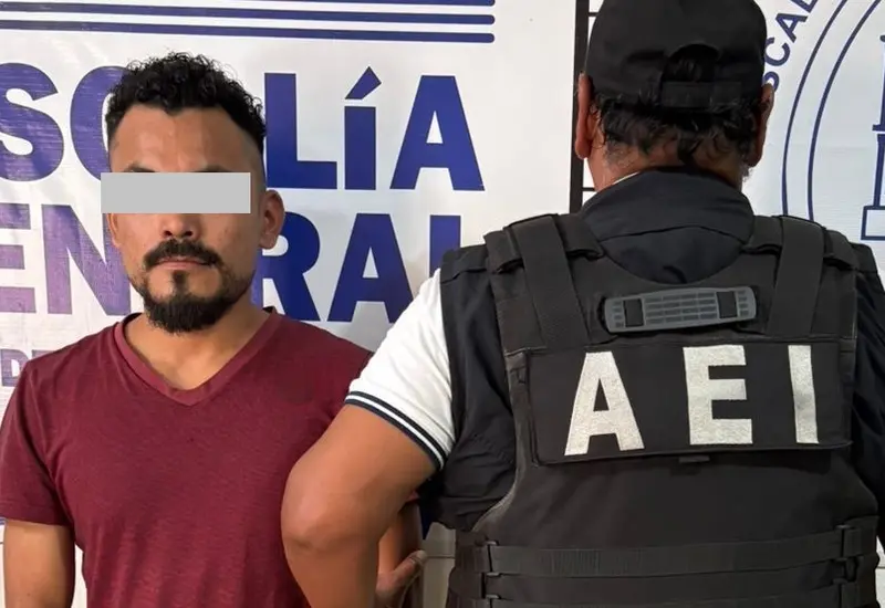 Violencia familiar en Juquila: sujeto detenido por ataque a su esposa.