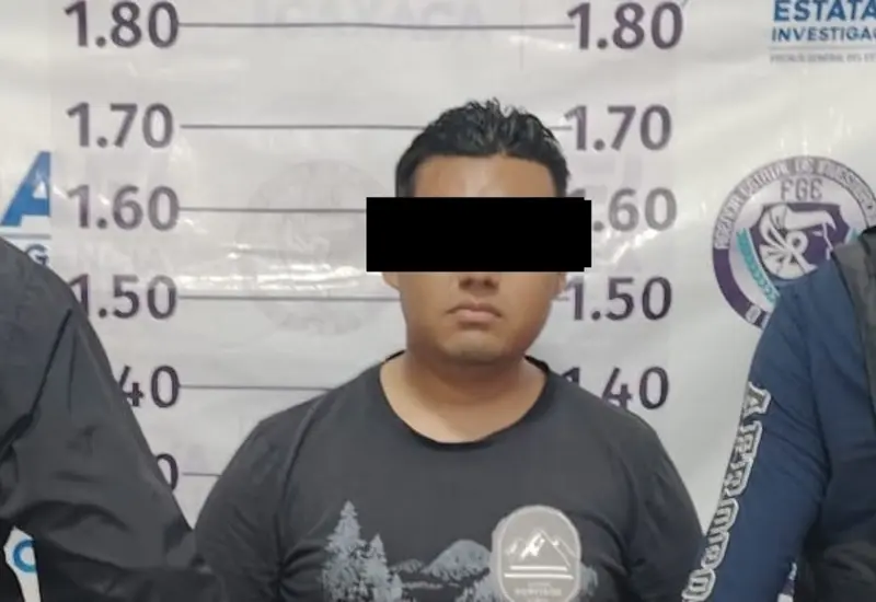 Emmanuel G.V., el hombre detenido en Juchitán de Zaragoza, acusado de agredir sexualmente a su compañera del coro de la iglesia.