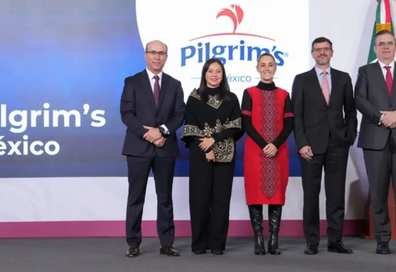 La empresa avícola Pilgrim's anuncia una inversión millonaria en México, que creará más de 20 mil empleos directos en el sector.