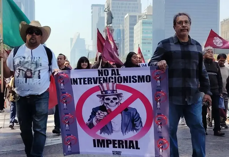 Representantes de la organización Espacio OSC condenan la intervención de EU en Venezuela, la cual califican como una grave violación al Derecho Internacional.