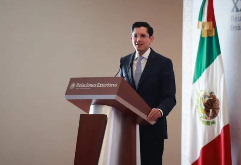 Roberto Velasco, subsecretario para América del Norte de la SRE, en un retrato oficial relacionado con la negativa a la petición de Trump.