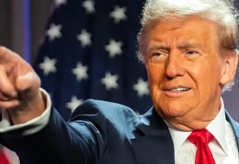 El presidente Donald Trump durante el anuncio del acuerdo comercial que ordena a Venezuela comprar exclusivamente productos fabricados en Estados Unidos.