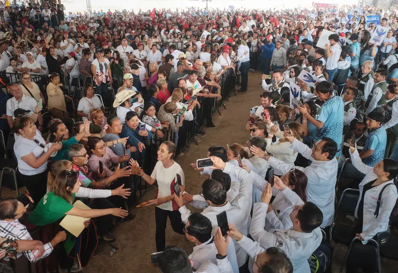 Salud y tren: Sheinbaum impulsa doble megaobra en Saltillo.