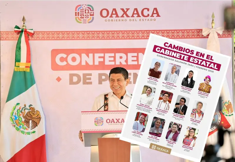 Anuncia Jara cambios en su gabinete. 