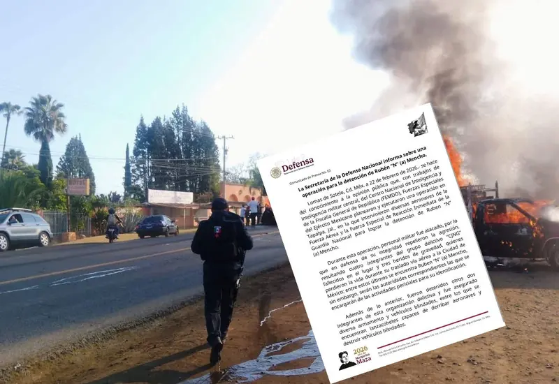 Despliegan fuerzas federales tras operativo contra el CJNG.