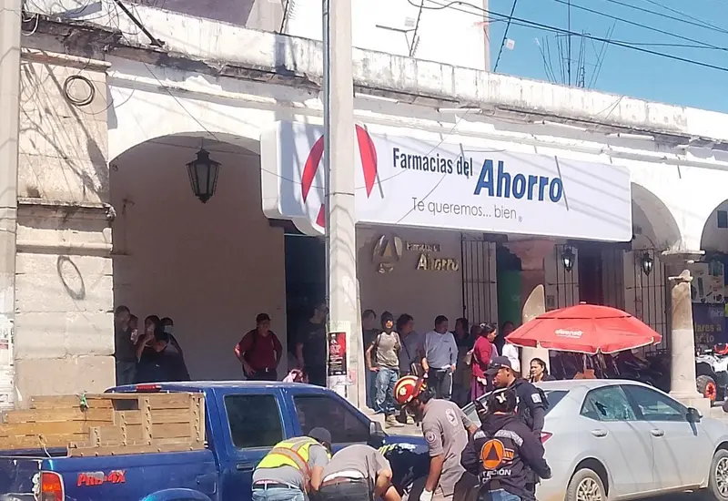 Ataque directo en pleno centro de Tlacolula deja un muerto.