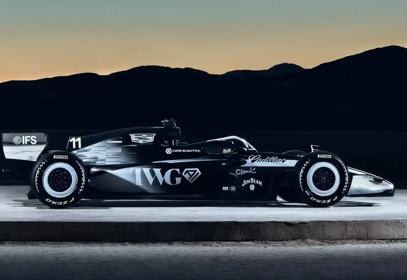 Imagen oficial del nuevo monoplaza de Cadillac, presentado por la marca para competir en la temporada 2026 de la Fórmula 1.
