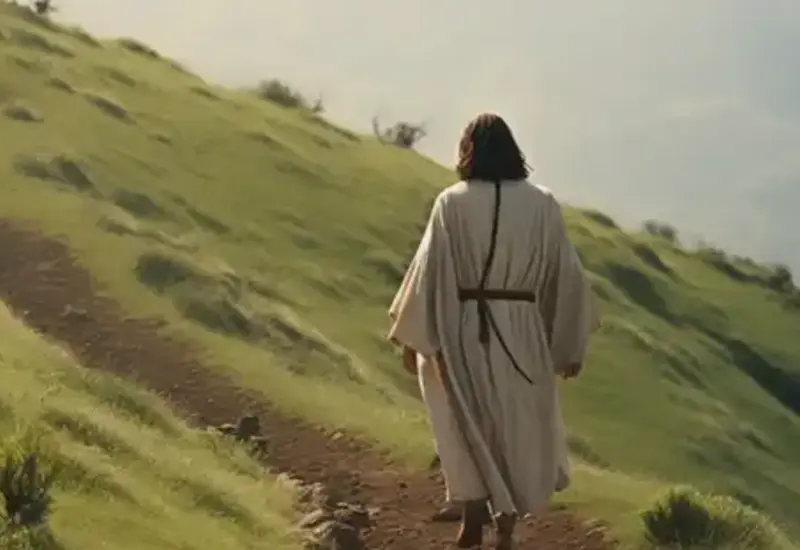 Una representación de Cristo que acompaña la reflexión sobre cómo llegar a él por la fe y ser sal de la Tierra y luz del Mundo.
