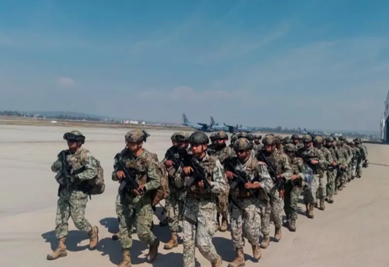 Un total de mil 190 elementos militares desplegados en La Concordia, Sinaloa, para reforzar las labores de búsqueda de los mineros desaparecidos.