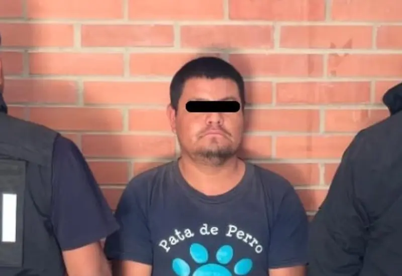 El presunto agresor sexual que fue detenido en la Sierra Sur, ahora vinculado a proceso por la violación de una niña.