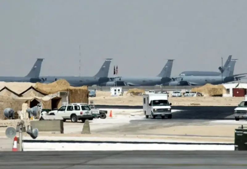 Un sistema de misiles Patriot del ejército de Estados Unidos desplegado en Qatar en medio de las crecientes tensiones geopolíticas en la región.