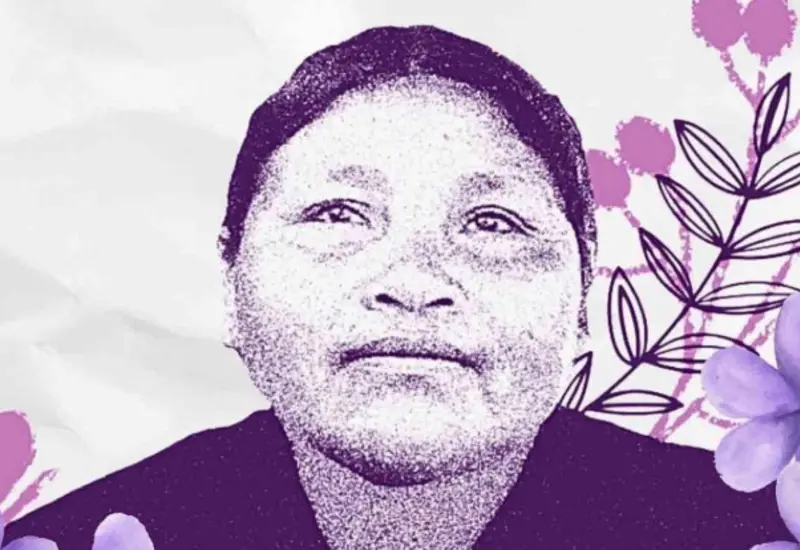 Fotografía de Ernestina Ascencio, víctima de agresión sexual en 2007, cuyo caso es atraído por la FGR para su investigación después de 18 años.