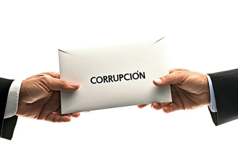 Ilustración conceptual sobre el fracaso del combate a la corrupción, mostrando cómo esta práctica sigue siendo un gran lastre para el país.
