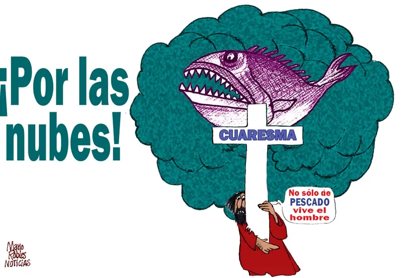 Mario Robles, comerciante de un puesto de pescados y mariscos, afectado por la reciente subida de precios que impacta el bolsillo de los consumidores.