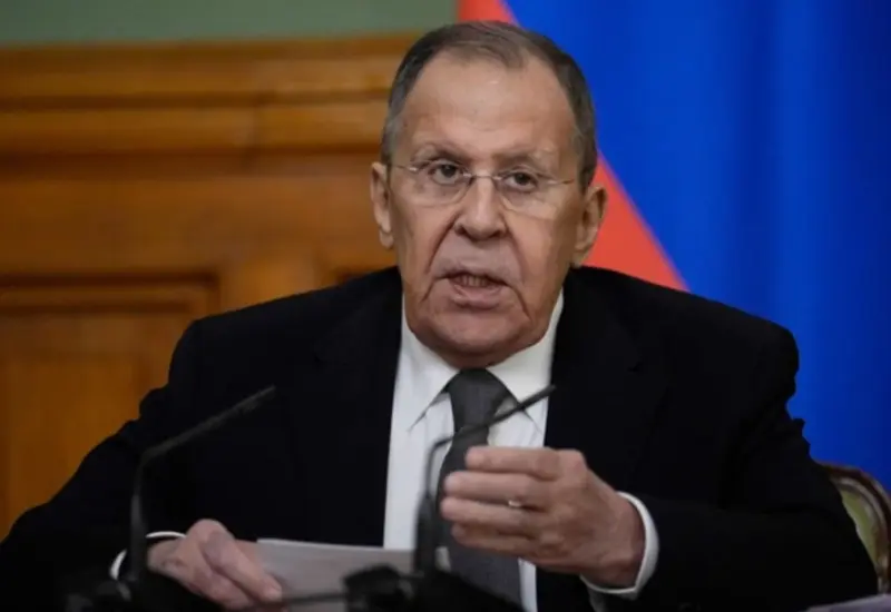 Fotografía de Serguei Lavrov, el canciller de Rusia, quien lamentó que el gobierno de Trump no cumpliera con los acuerdos de Alaska.