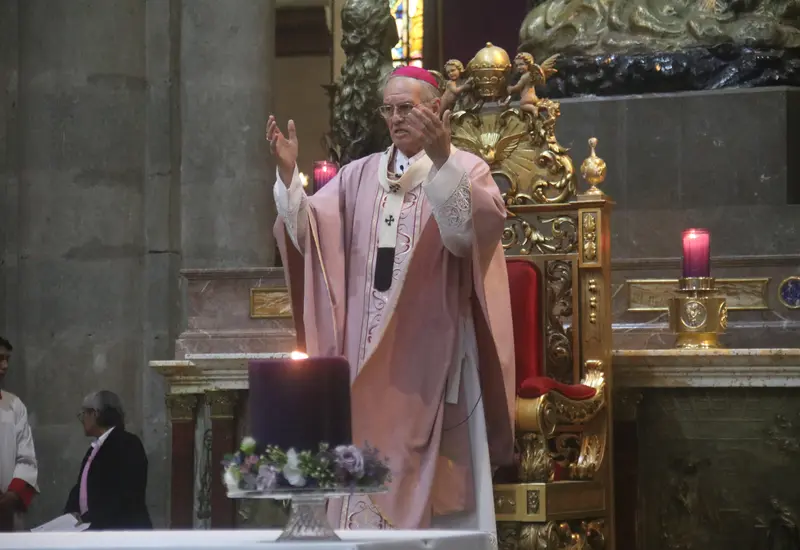 El mensaje fue emitido durante la misa del cuarto domingo de Cuaresma.