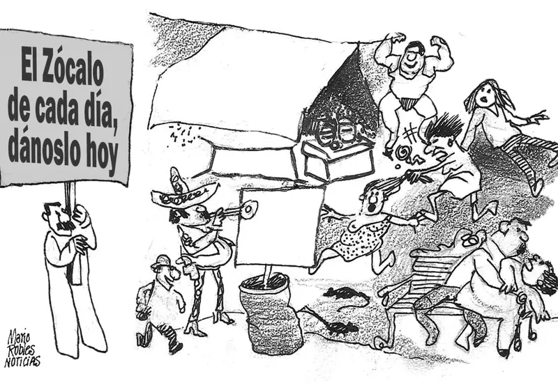 Cartón: Mario Robles.