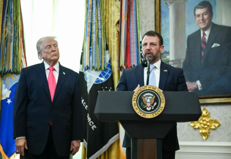 Markwayne Mullin, secretario de Seguridad Nacional de EU.