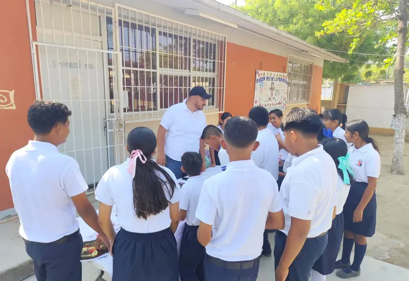 Los estudiantes participaron en dinámicas de reflexión y diálogo.