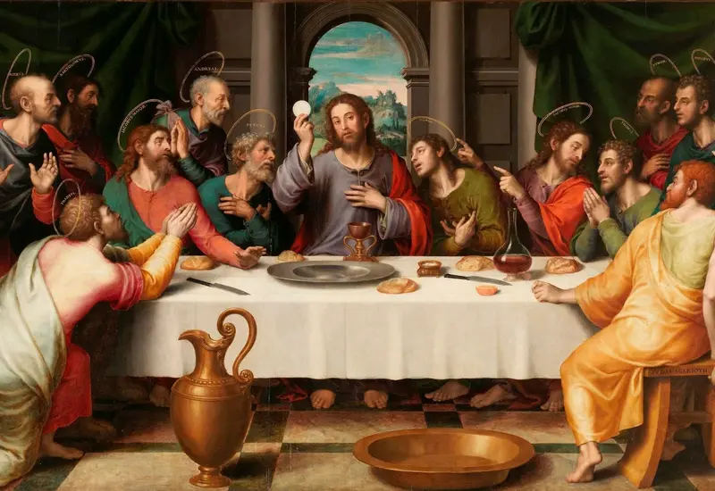 Cristo instituyó la Eucaristía, el Sacerdocio y el mandamiento del amor.