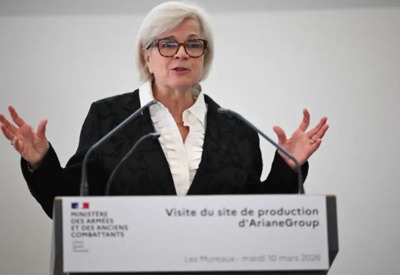 Catherine Vautrin, ministra francesa de Fuerzas Armadas y Asuntos de Veteranos. 
