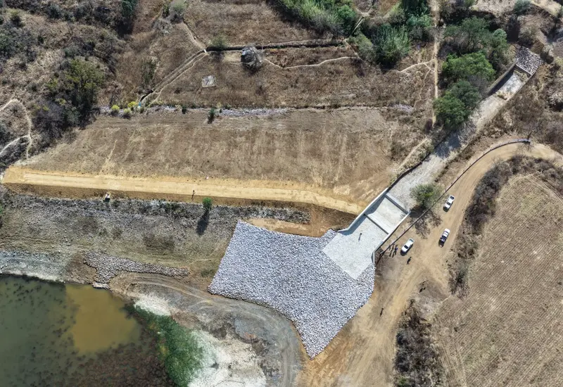 La Conagua entregó las obras de rehabilitación de la presa La Rosita.