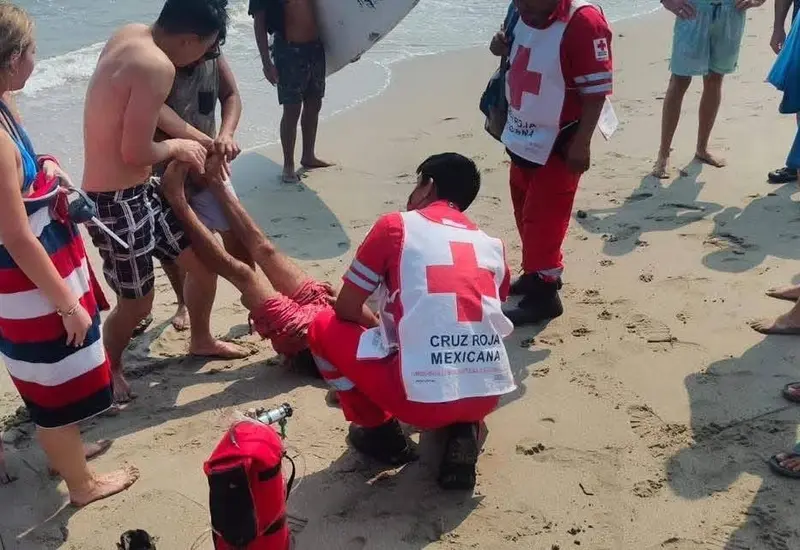 Lograron sobrevivir a la fuerza del mar.
