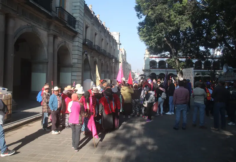 Desde temprano iniciaron las manifestaciones.