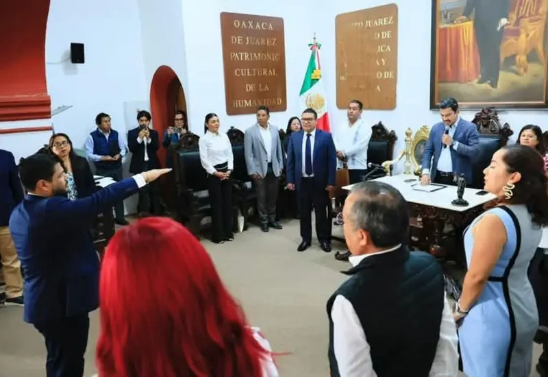 Relevo de autoridades.