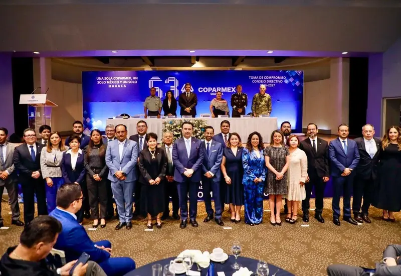 Nuevo presidente de Coparmex promete trabajo y resultados para fortalecer empresas.