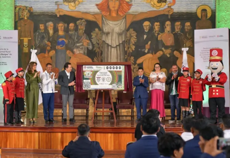 El billete conmemorativo de la Lotería Nacional celebra los 100 años del normalismo rural con un Premio Mayor de 17 millones de pesos.
