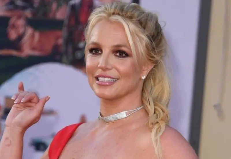 La cantante Britney Spears en una fotografía de su detención por conducir bajo la influencia del alcohol, como se menciona en el artículo.